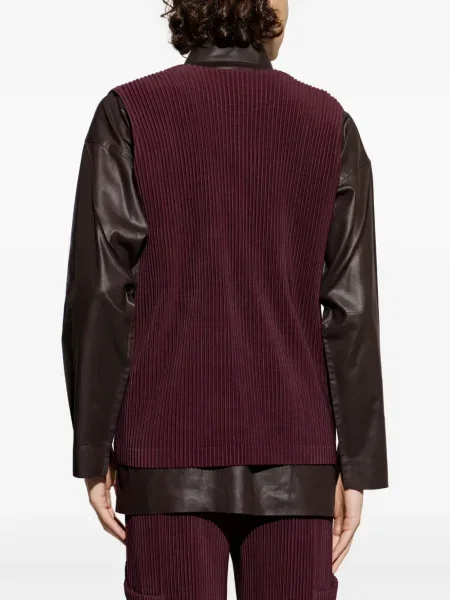 Плисиран елек Homme Plissé Issey Miyake виолетово