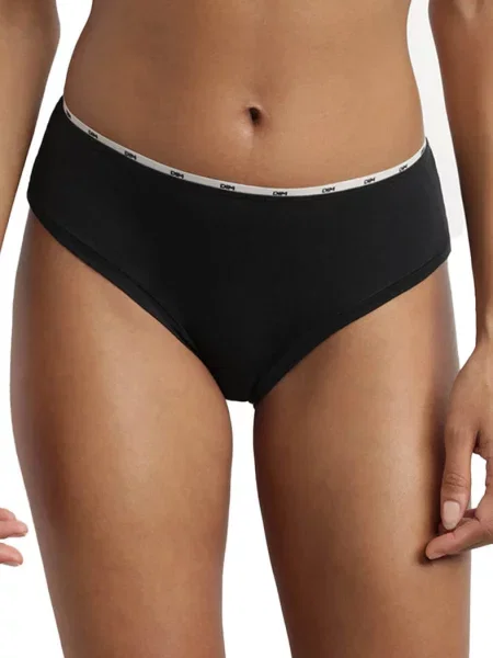 Трусики слип чорні