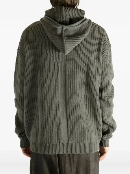Hanorac cu glugă Rick Owens gri