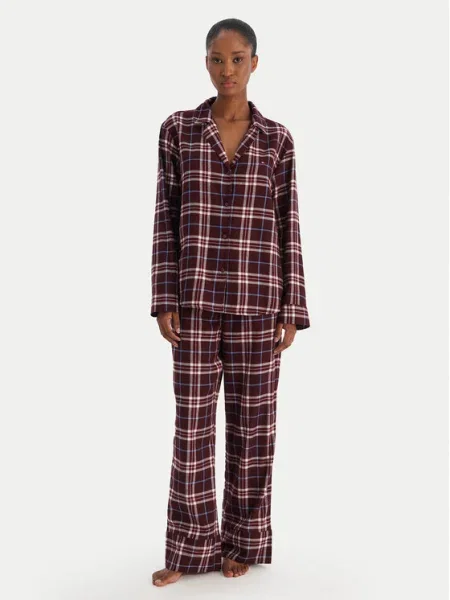 Пижама Tommy Hilfiger винено червено