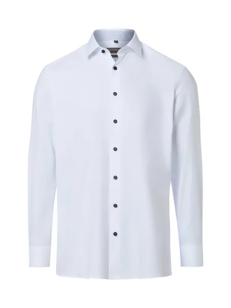Finshley & Harding Koszula Mężczyźni Modern Fit jednolity 38 biały