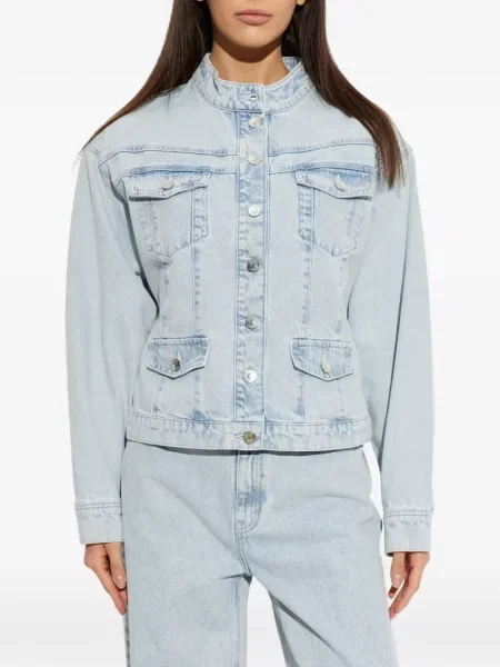 Kurtka jeansowa Gestuz niebieska