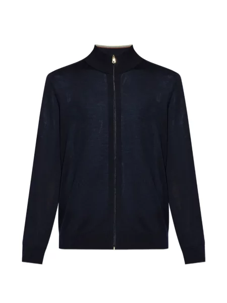 Cardigan Paul Smith de lână albastru