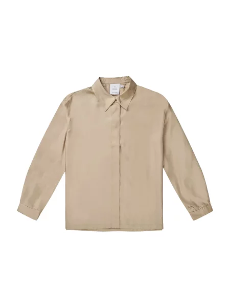 Jedwabna koszula Munthe klasyczna beżowa