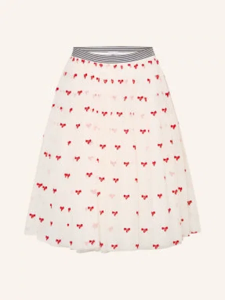 Petit Bateau Tylová Sukně / červená bílá