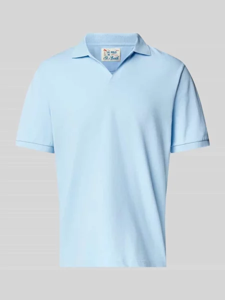 Koszulka polo o kroju regular fit z dekoltem w serek model ‘CHARLES’ Mc2 Saint Barth