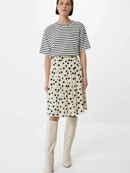 Спідниця Mexx в горошок бежева