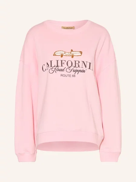Smith & Soul Bluza Oversize rosa różowa