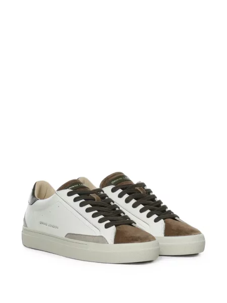 Sneakers Crime London με κορδόνια με δαντέλα λευκό