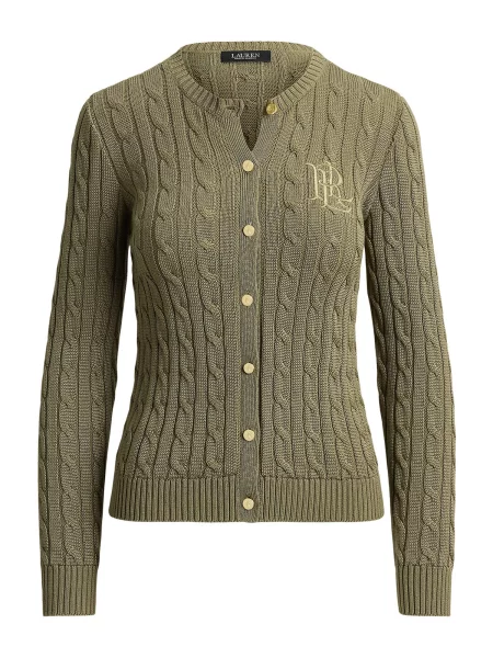 Lauren Ralph Lauren Geacă tricotată verde