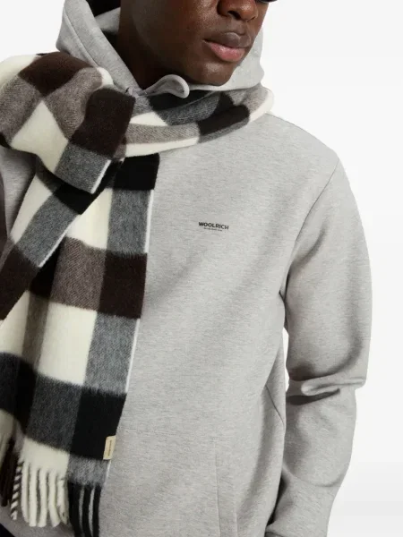 Hanorac cu glugă Woolrich gri