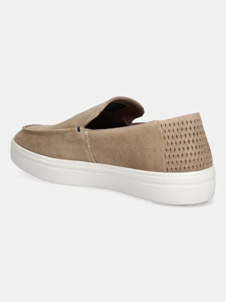 Tommy Hilfiger mokasyny zamszowe MODERN LIGHT SUEDE LOAFER brązowe