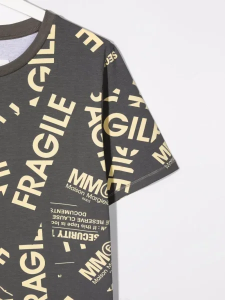 Koszulka dziecięca Mm6 Maison Margiela szara