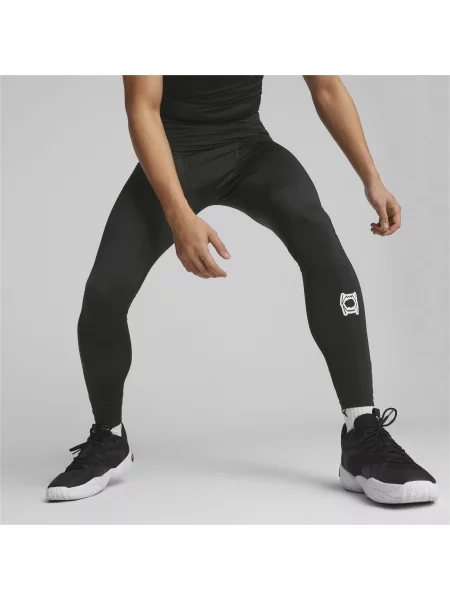 Legginsy do koszykówki Hoops Team Baselayer czarne