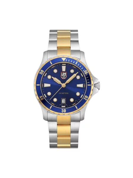 Lniany zegarek Luminox szary