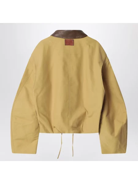 Kurtka bomber Acne Studios z twillu beżowy