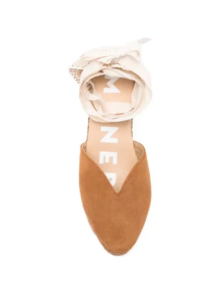 Espadrilės Manebi kaklaraiščiai ruda