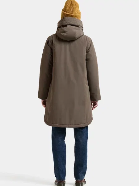 Didriksons parka dziecięca LILIAN brązowa