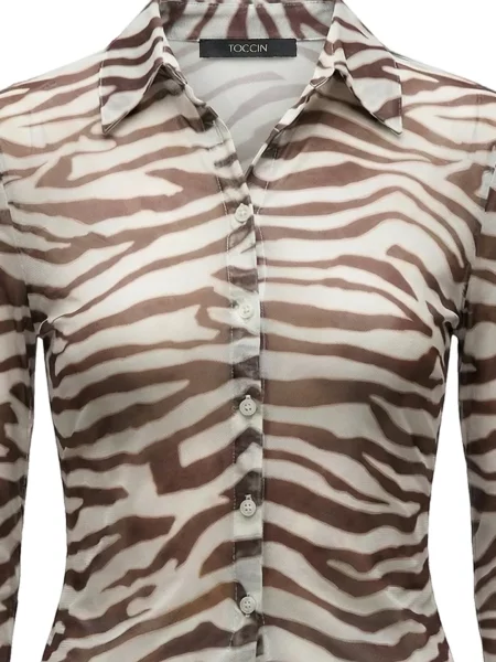 Zebra mintás ing Toccin nyomtatás