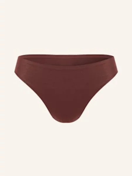 Calvin Klein String Perfectly Fit Lace tmavě červená