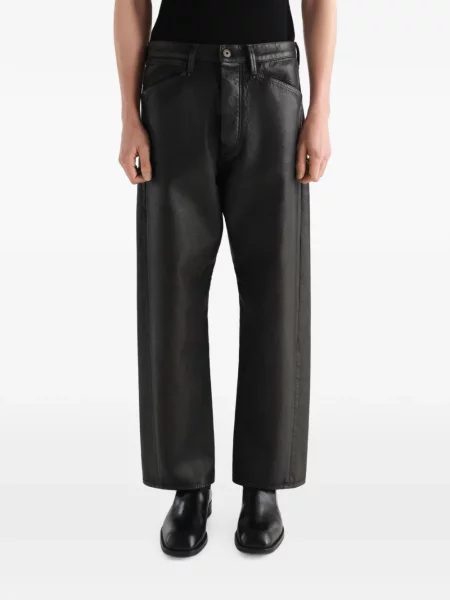 Pantaloni Lemaire cu 5 buzunare gri