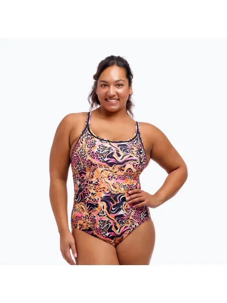 Дамски цял бански костюм Funkita Locked In Lucy One Piece tipsy tiger