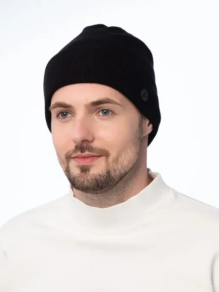 Шапка Luckylook из модала черная