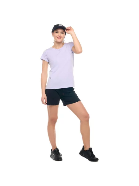 Scurt tricou Leone 1947 cu mâneci scurte violet
