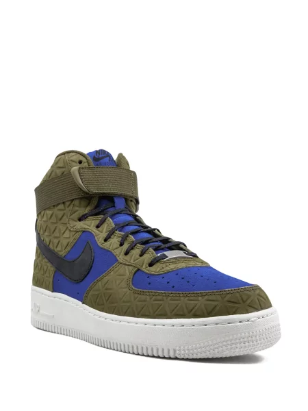 Zomšinės sportbačiai Nike Air Force 1 žalia