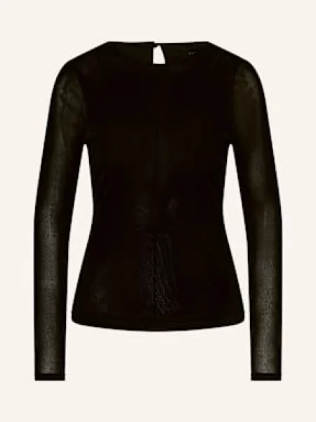 Ted Baker Koszulka Z Długim Rękawem Sancie Z Aksamitu schwarz czarny