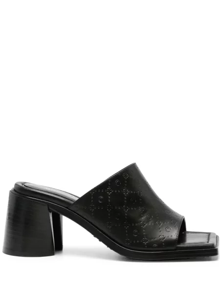 Sandale Marine Serre din piele negru
