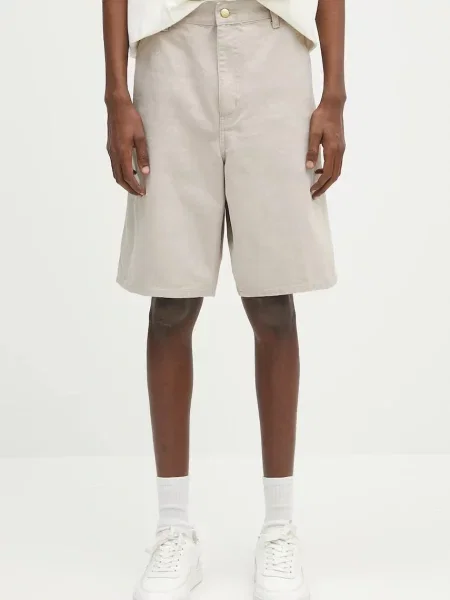Carhartt WIP pantaloni scurți din Single Knee Short bej