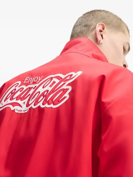 Geacă Adidas cu broderie roșu
