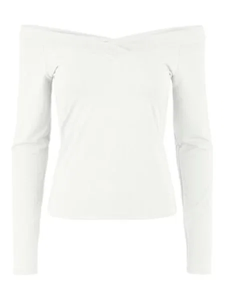 Pieces Блузка Білий Stretch Fit