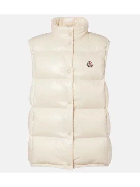 Vestă din puf Moncler alb