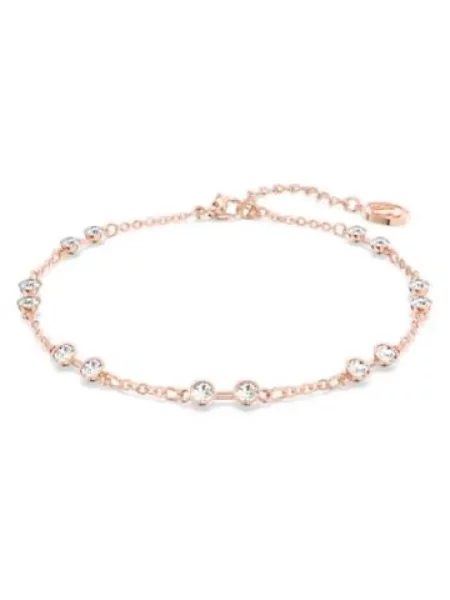 Bransoletka Swarovski różowa