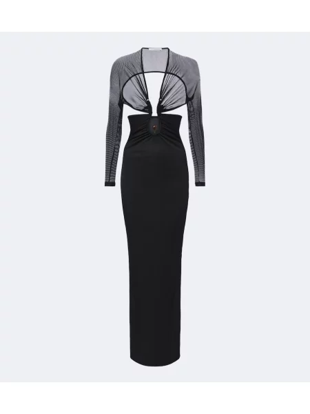 Rochie maxi Christopher Esber negru