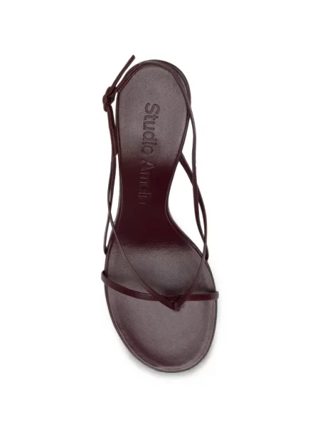 Sandale Studio Amelia din piele roșu