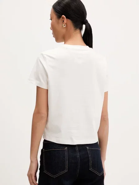 Tommy Jeans T-shirt beżowa