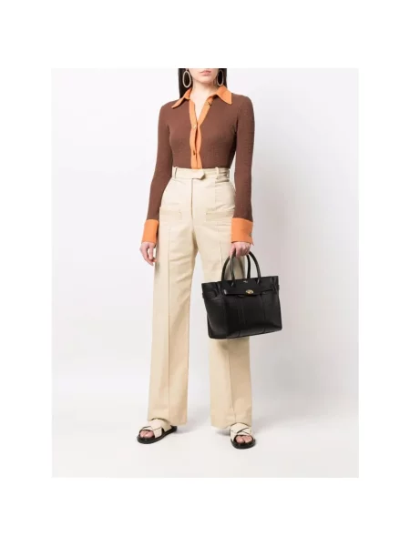Shopperka Mulberry skórzana czarna