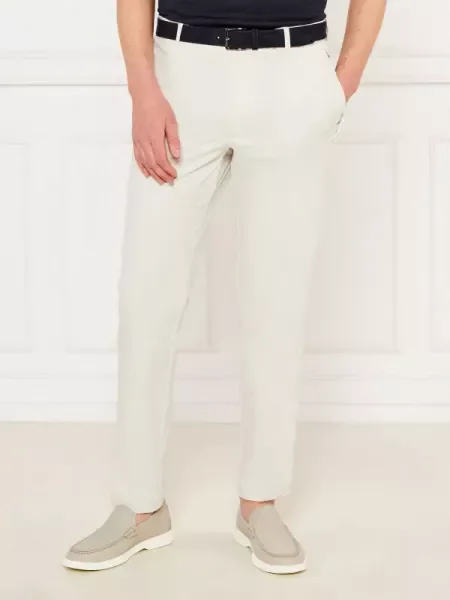 BOSS BLACK Nadrág P-Kane-Zip | Tapered fit fekete