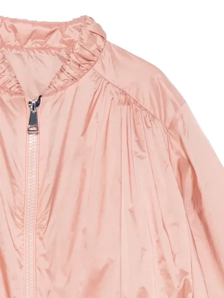 Kurtka bomber dziecięcy Moncler Enfant różowy