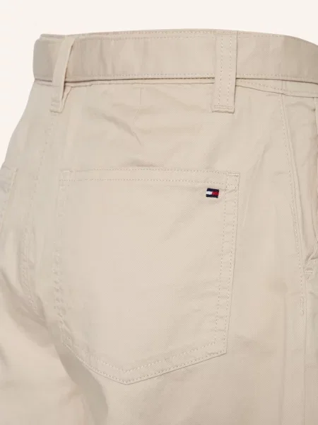 Tommy Hilfiger Spodnie Barrel Fit beige beżowe