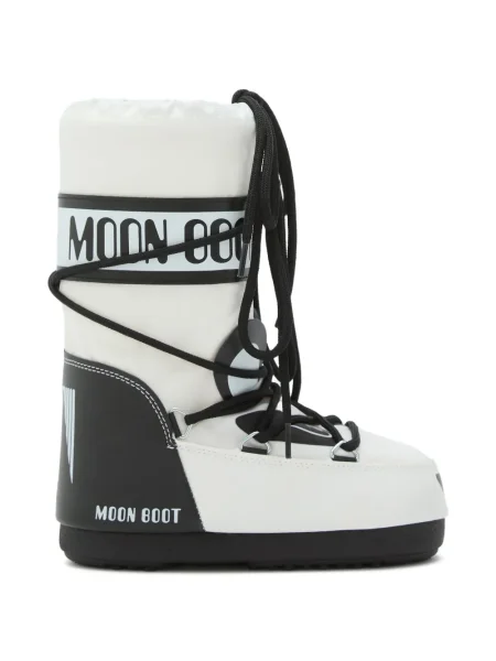 Botki dziecięce Moon Boot białe