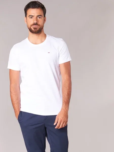 Tričko Tommy Jeans biela