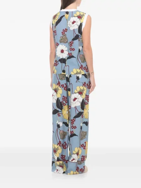 Tricou Marni fără mâneci alb