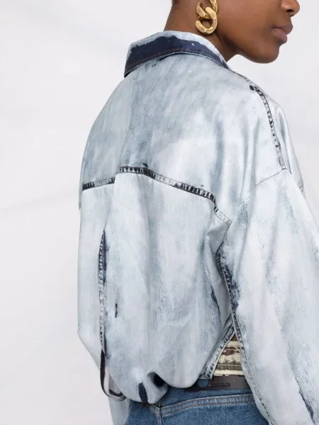 Cămașă Diesel lungă albastru