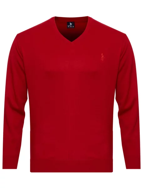 Pulover N&m&y s kapuco rdeča