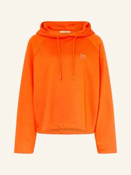 Smith & Soul Bluza Z Kapturem orange pomarańczowa