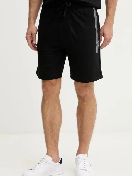 BOSS sportske kratke hlače za muškarce od pamuka Authentic Shorts crna